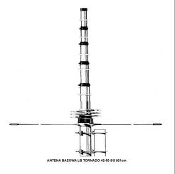 ANTENA BAZOWA LB TORNADO 42-50 MHz