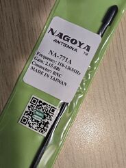 Nagoya NA-771A BNC antena ręczna 39 cm na pasmo lotnicze 118-136MHz - do radiotelefonów lotniczych oraz skanerów