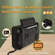 D608WB przenośne radio awaryjne zasilane energią słoneczną oraz prądnicą na korbkę, akumulatorem 3000 mAh i funkcją ładowania telefonu komórkowego USB, muzyka Bluetooth, 3 tryby latarki i światła do czytania, - 3