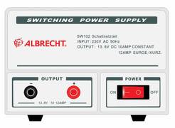 SW102  zasilacz impulsowy 10-12 A   Albrecht 13,8V