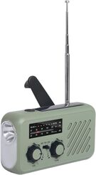 Radio awaryjne, Prądnica ,ładowarka solarna, Power Bank alarm SOS światło LED na kemping