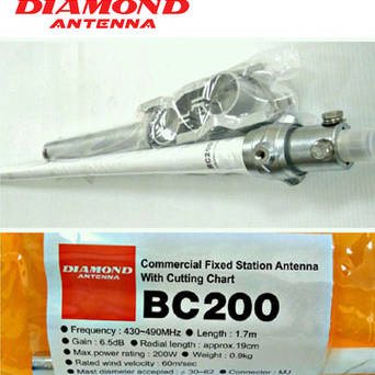 BC-200 Diamond 430 - 490 MHz bazowa antena profesjonalna