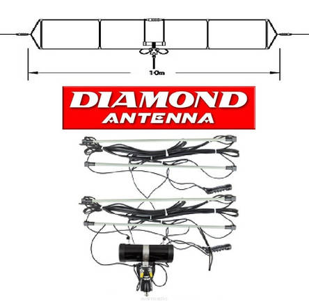 WD-330S Diamond szerokopasmowa antena dipolowa