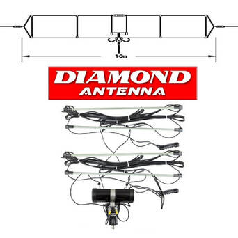 WD-330S Diamond szerokopasmowa antena dipolowa