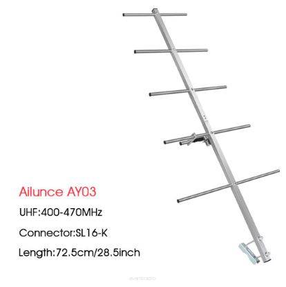 AY03  YAGA 400-470 MHz  Ailunce