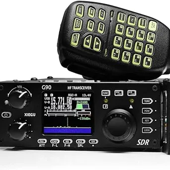G90 XIEGU Nowy model ,radiostacja KF, 20W, SDR, ATU 