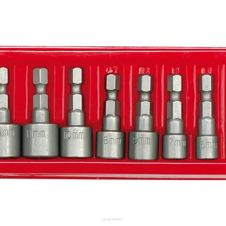  NASADKI 5-13MM, MOCOWANIE 1/4'', ZESTAW 8 SZT.