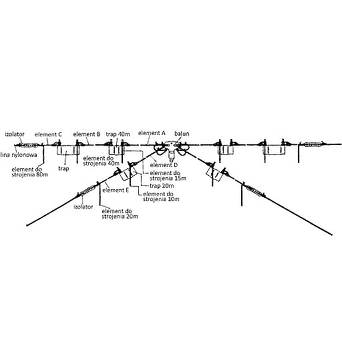 W-8010 Diamond antena KF