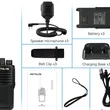 P62 Retevis Dwupasmowy Profesjonalny radiotelefom VHF + UHF - 2